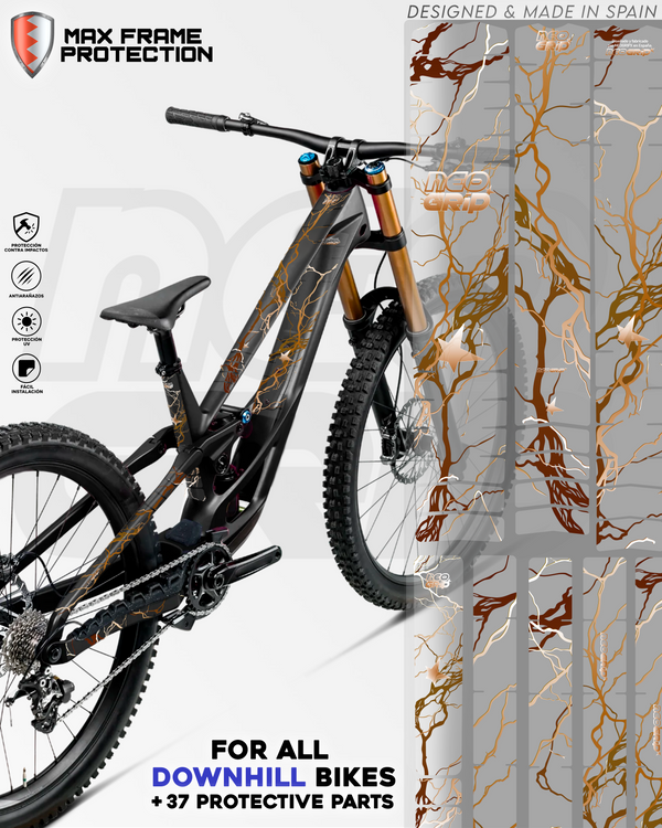 Kit Protector de Cuadro "Mármol Kashima" — Bici de Descenso