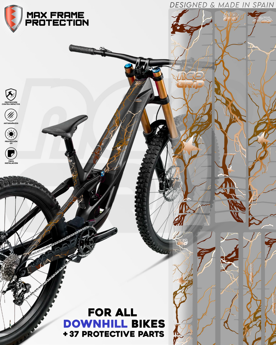 Kit Protector de Cuadro "Mármol Kashima" — Bici de Descenso