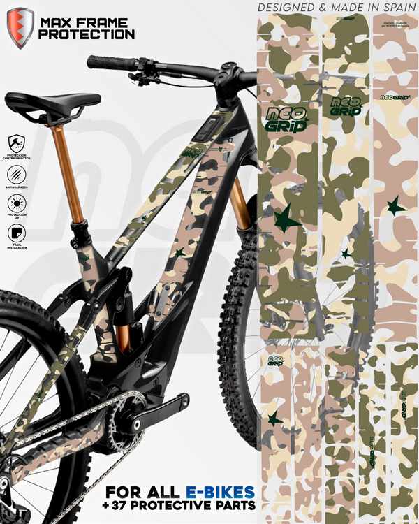 Kit Protector de Cuadro — Camuflaje Arena