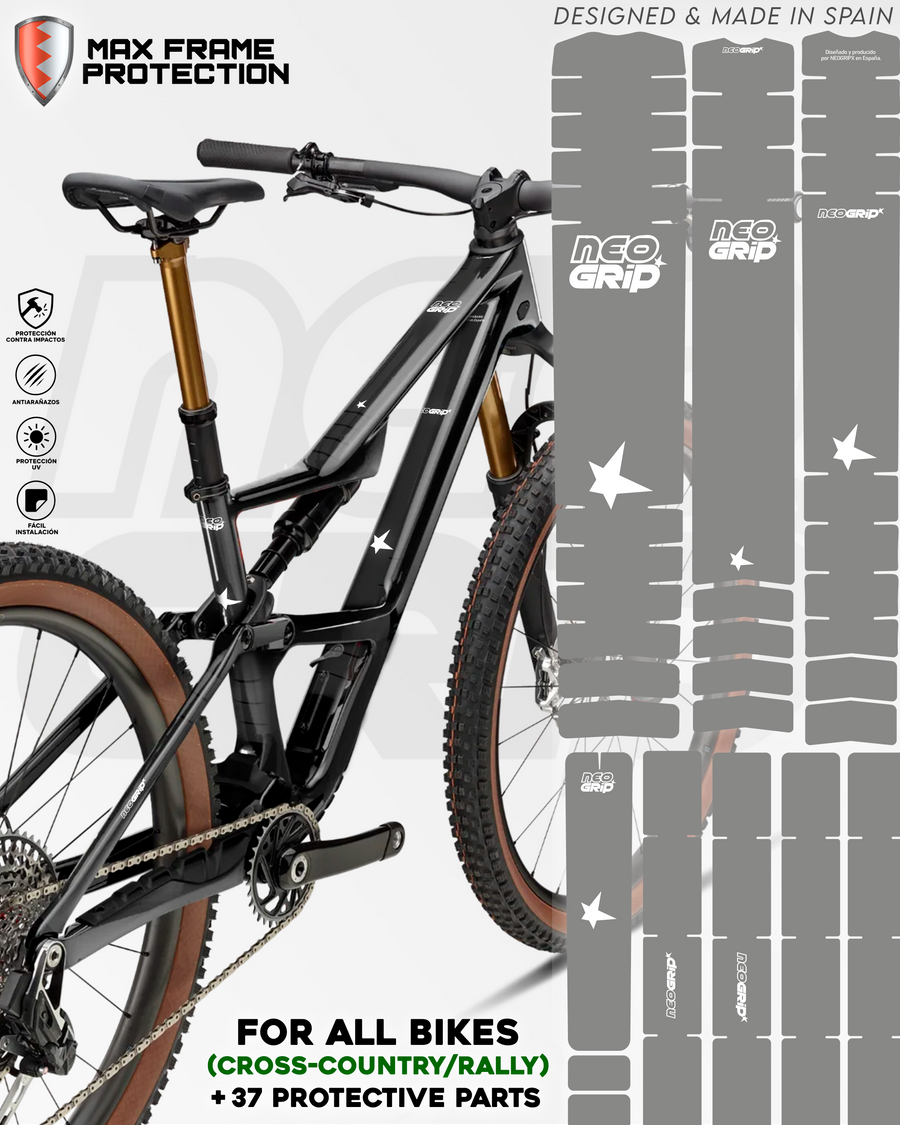 Kit Protector de Cuadro Transparente — Bici de XC