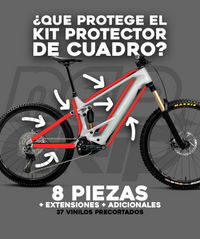 Kit Protector de Cuadro Transparente — eBike & eMTB