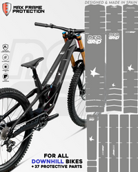 Kit Protector de Cuadro Transparente — Bici de Descenso
