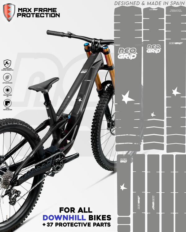 Kit Protector de Cuadro Transparente — Bici de Descenso