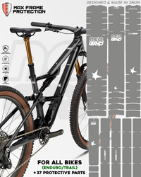Kit Protector de Cuadro Transparente — Bici de Enduro/Trail