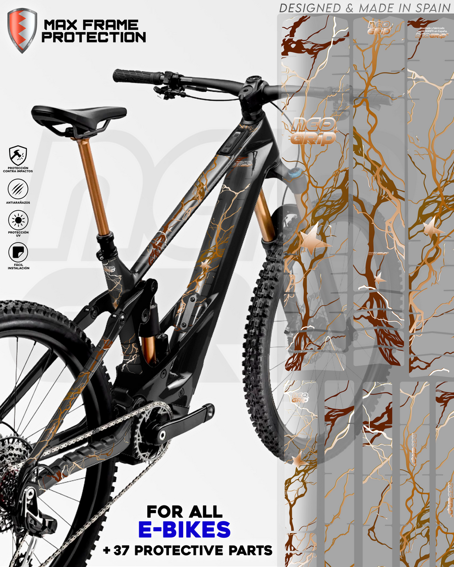 Kit Protector de Cuadro "Mármol Kashima" — eBike & eMTB