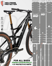 Kit Protector de Cuadro Transparente — Bici de XC