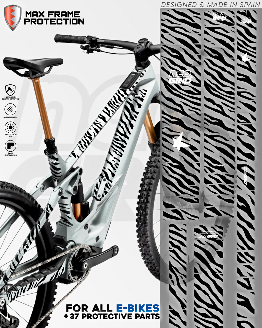 Kit Protector de Cuadro "Zebra" — eBike & eMTB
